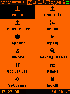 Porpoise theme.Main menu