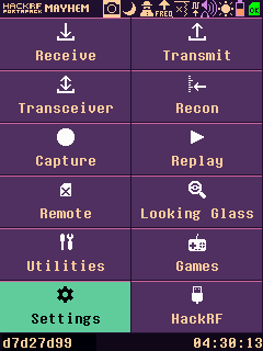Smelly Flowers theme. Main menu